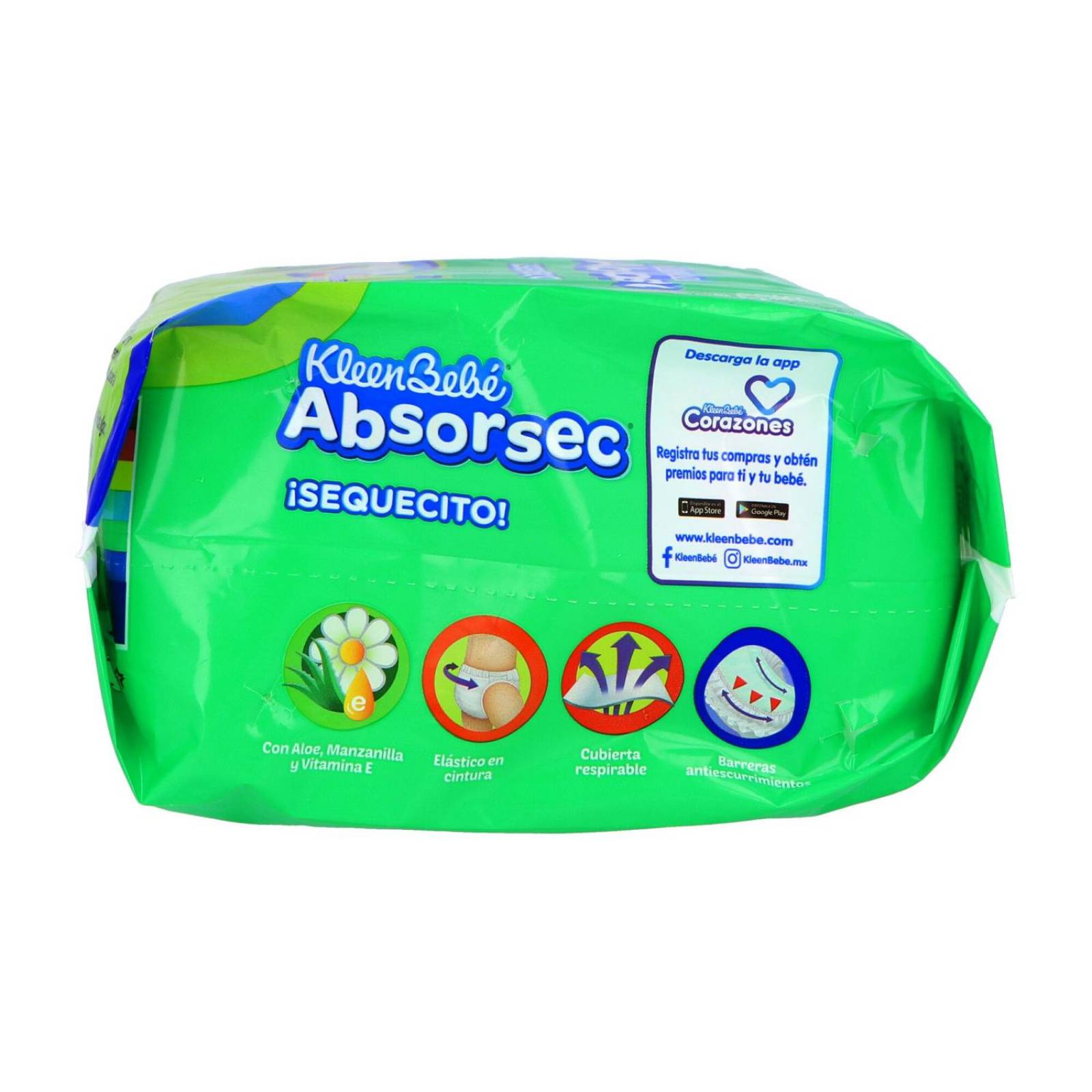 Pañales Kleen Bebé Absorsec Etapa G Paquete Con 14 Piezas 