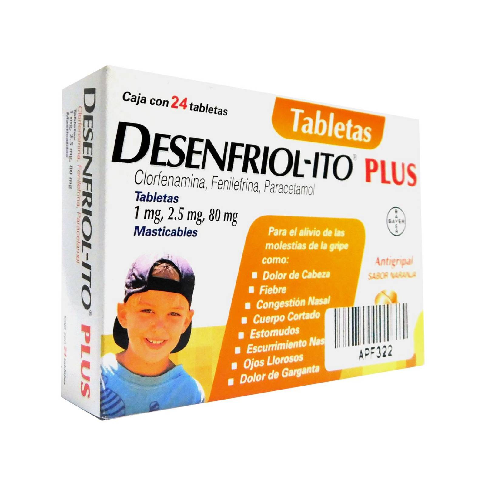 Desenfriolito Plus Caja Con 24 Tabletas 