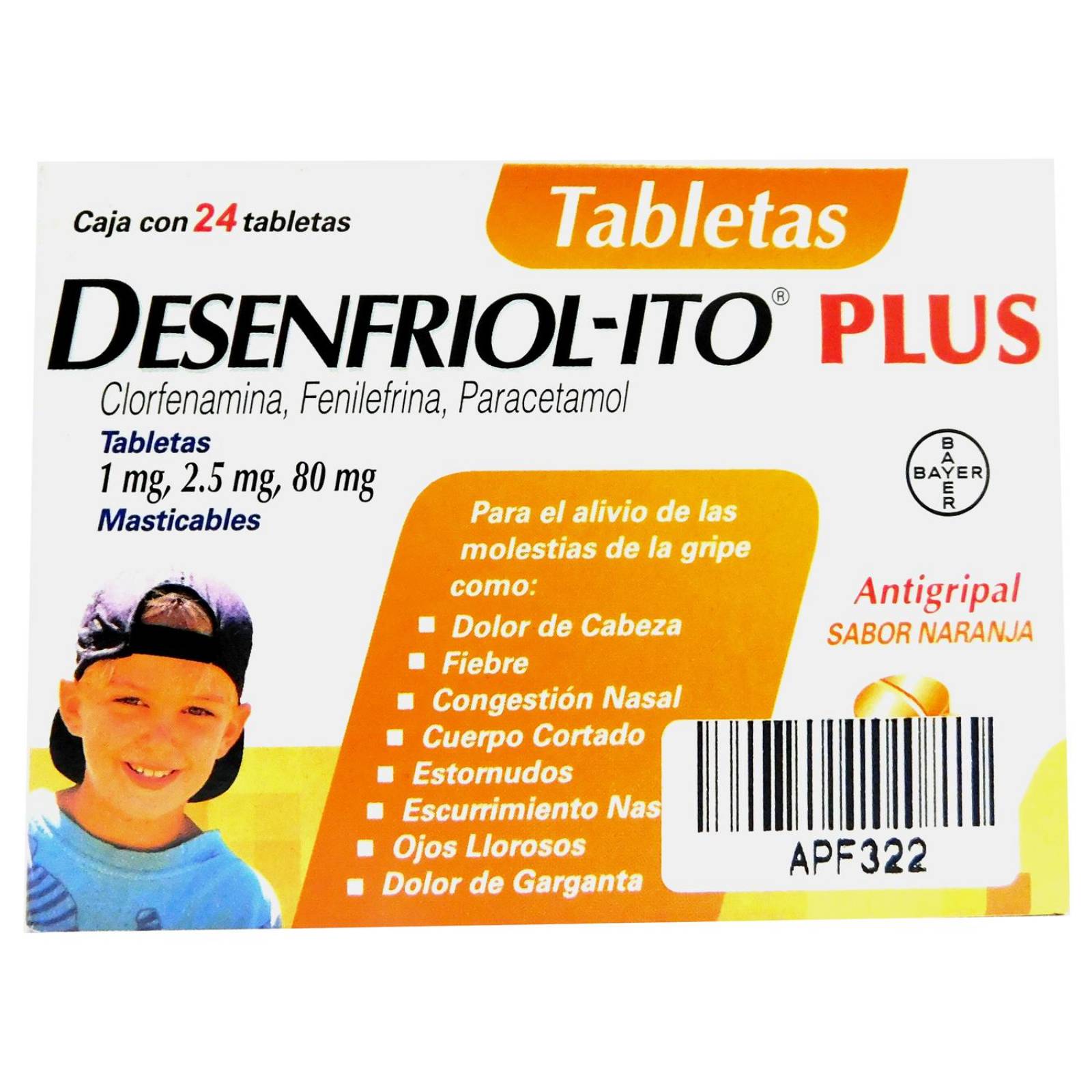 Desenfriolito Plus Caja Con 24 Tabletas 