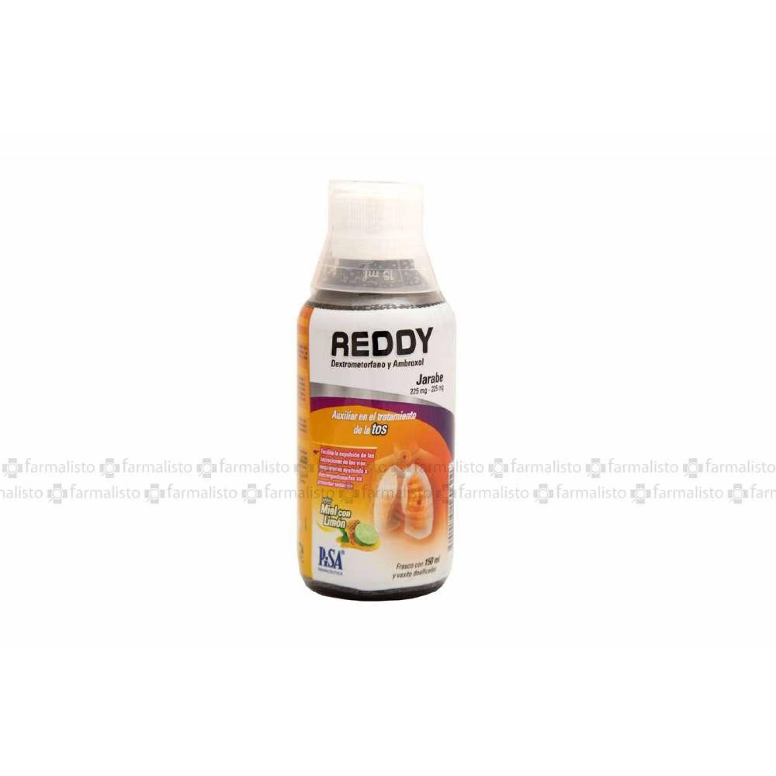 Reddy Jarabe 225mg/225mg Frasco Con 150mL Sabor Miel Con Limón 