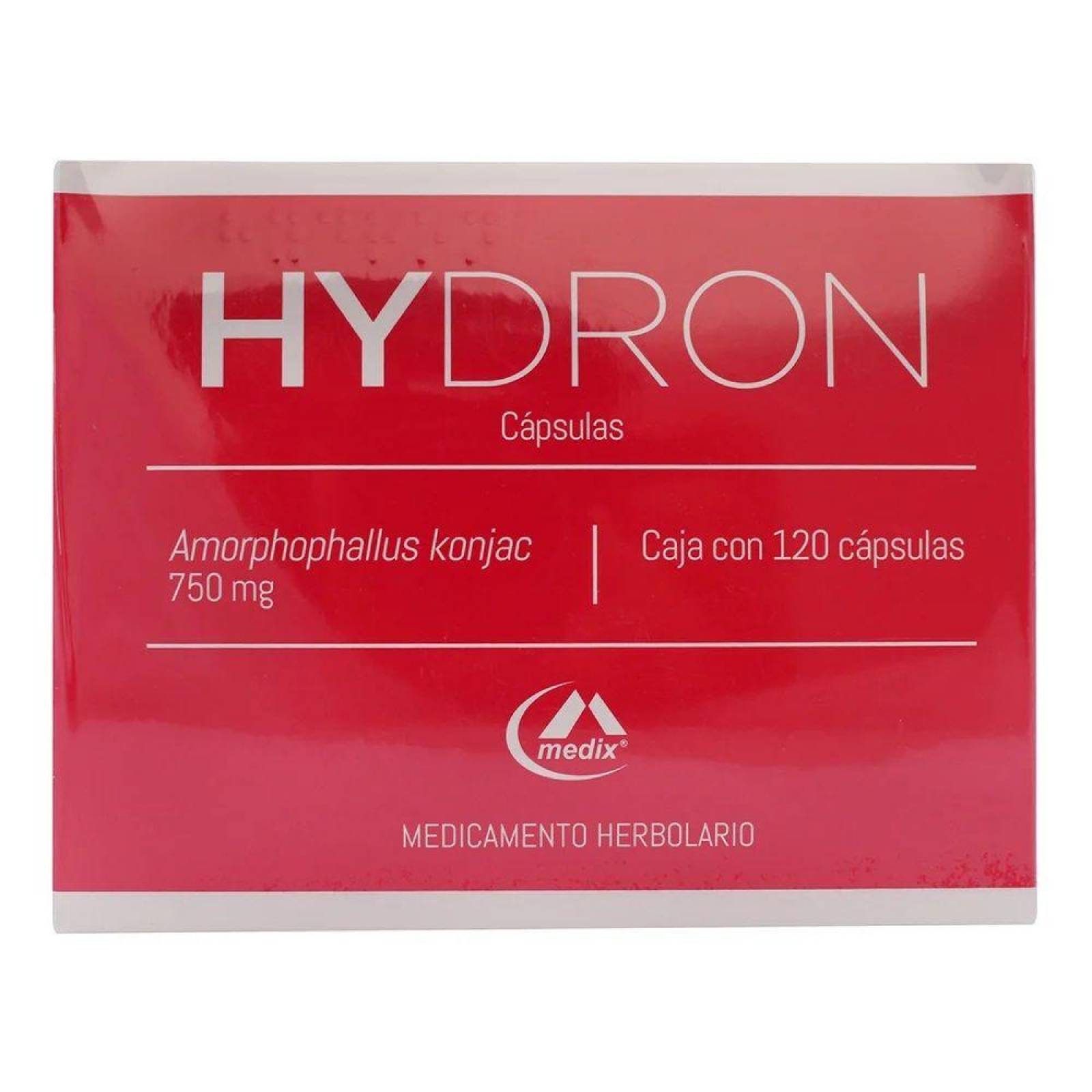 Hydron 750 Mg Caja Con 120 Cápsulas. 