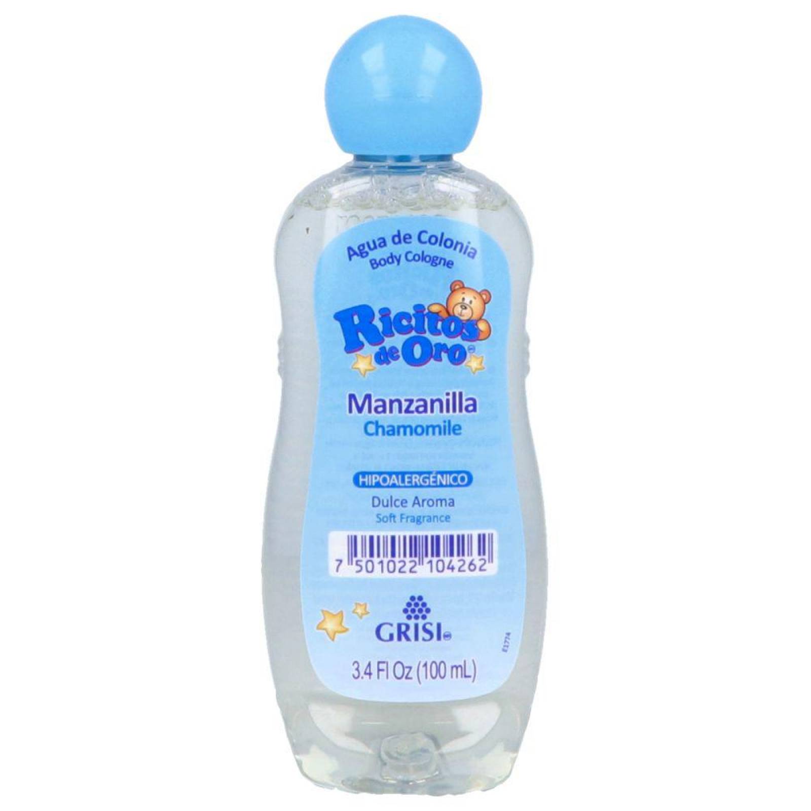 Ricitos De Oro Agua De Colonia Botella Con 100 mL 