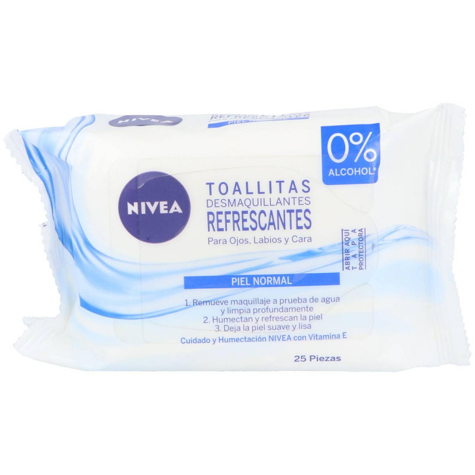 Nivea Toallitas Desmaquillantes Refrescantes Empaque Con 25 Toallitas 