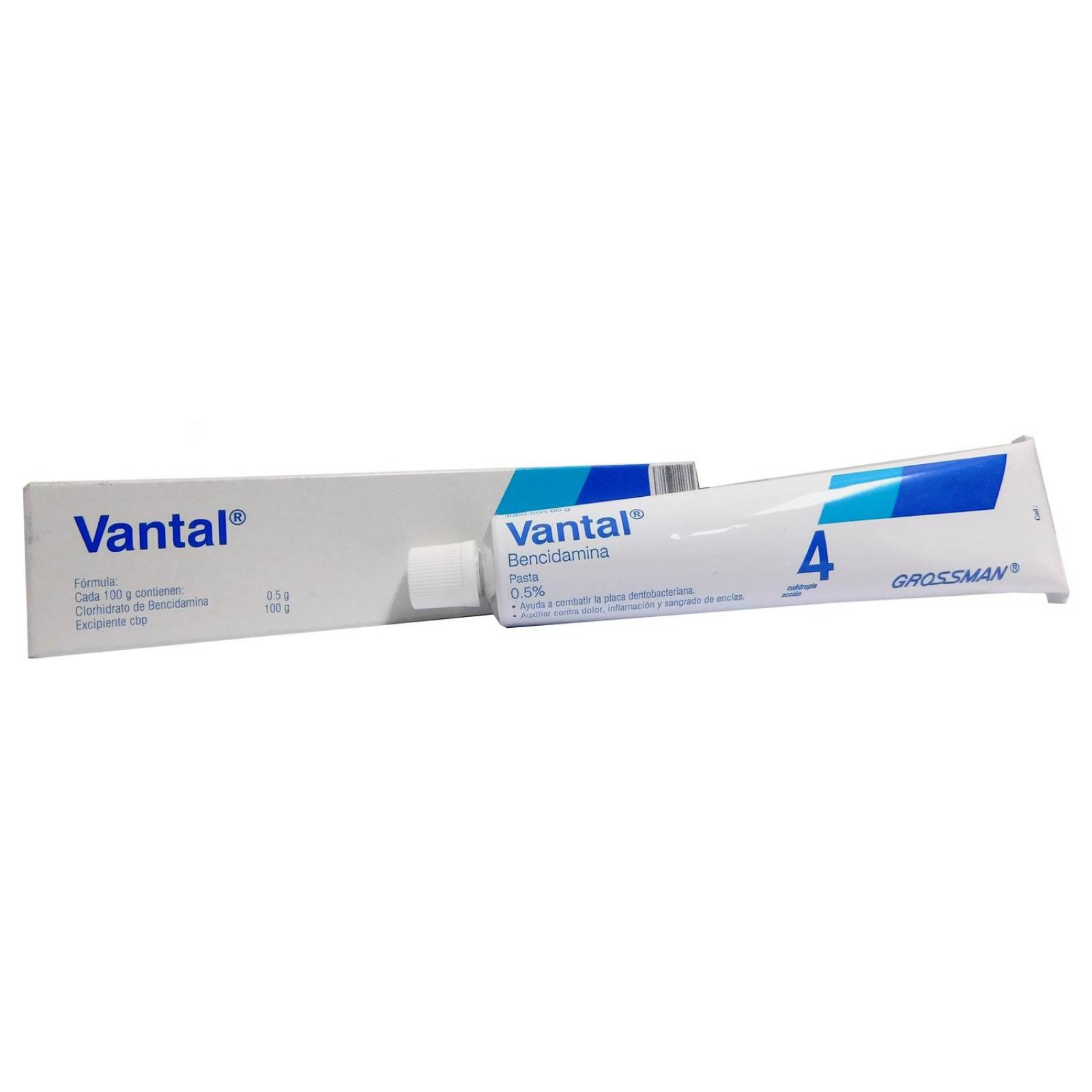 Vantal Pasta Caja Con Tubo Con 60 g 