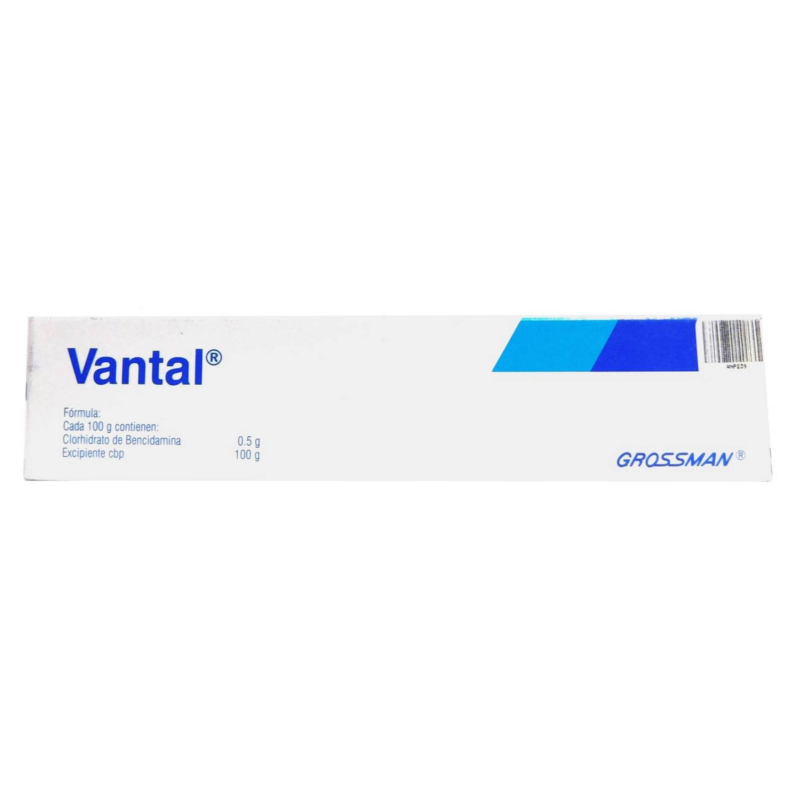 Vantal Pasta Caja Con Tubo Con 60 g 