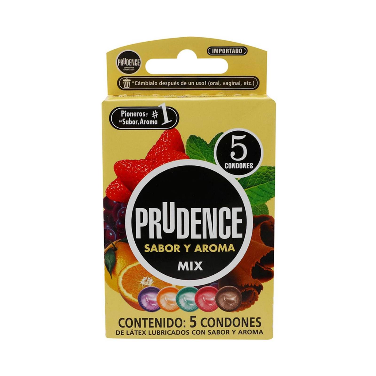 Prudence Mix Caja Con 5 Condones 