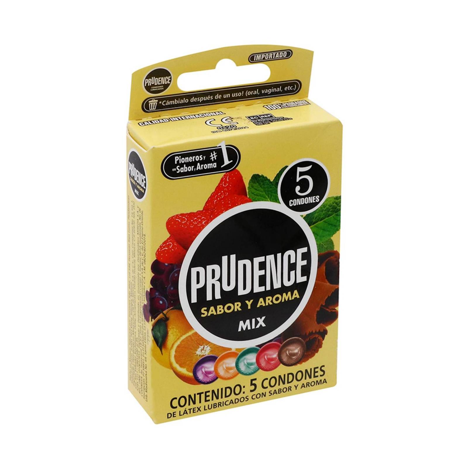 Prudence Mix Caja Con 5 Condones 