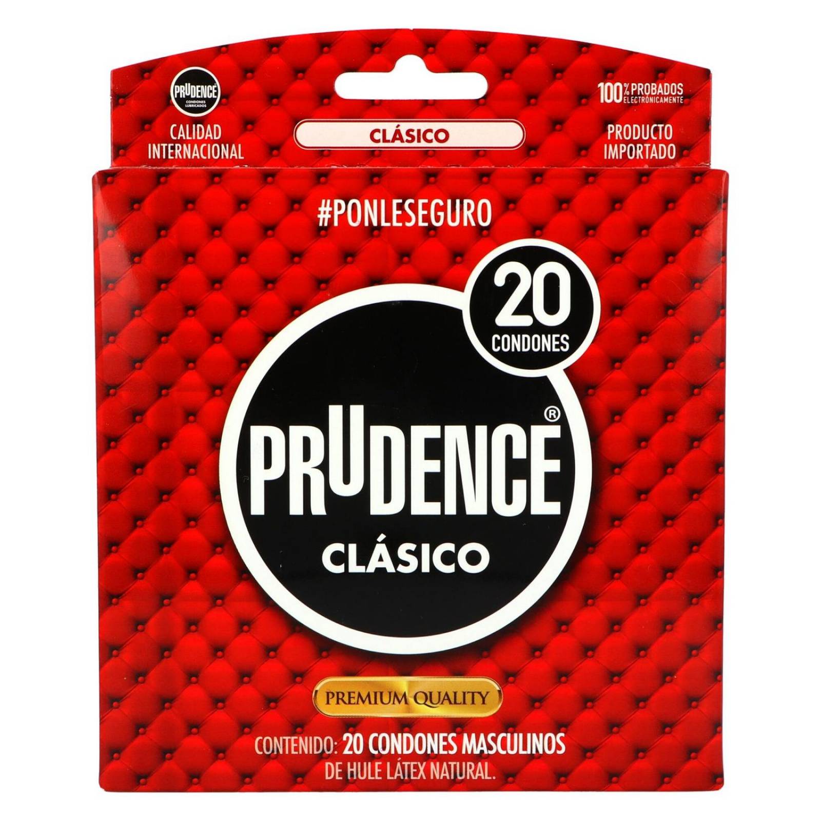 Prudence Clasico Caja Con 20 Condones 