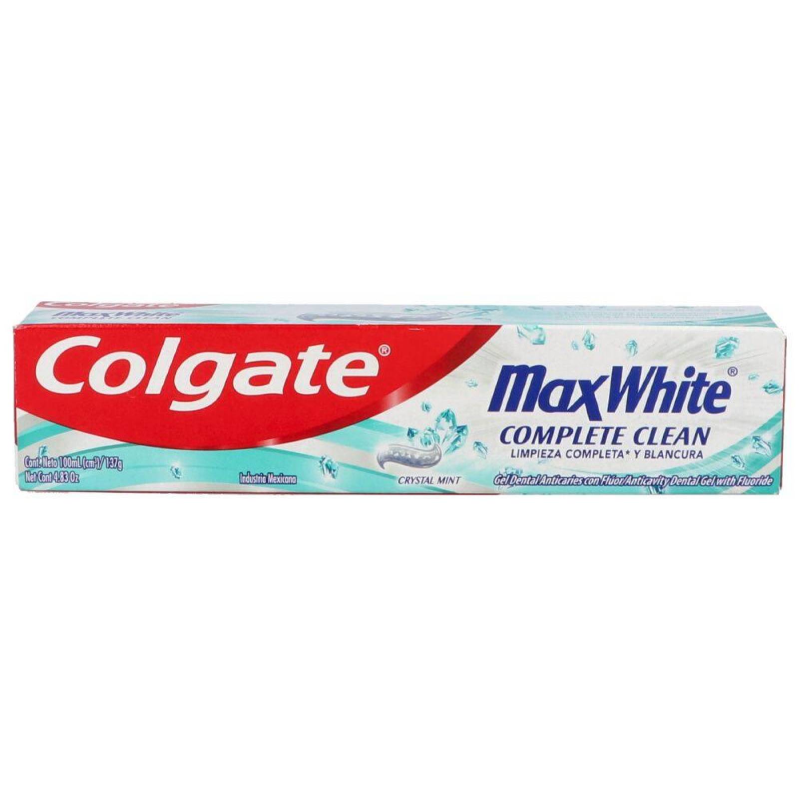 Crema Dental Colgate Max White Caja Con Tubo Con 100 mL 