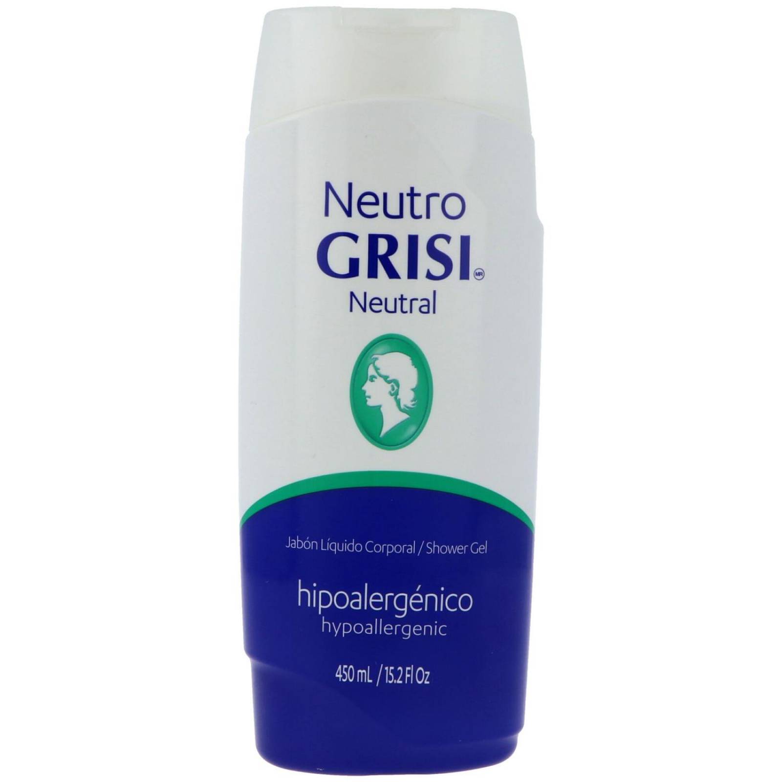 Grisi Jabón Corporal Líquido Neutro Natural Frasco Con 450 mL 