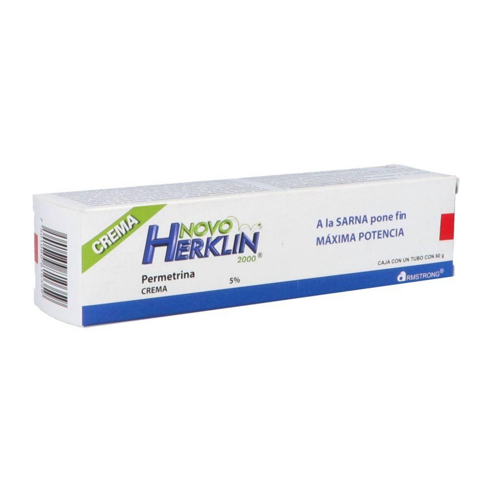 Novo Herklin 2000 Crema 5% Caja Con Tubo Con 60 g 