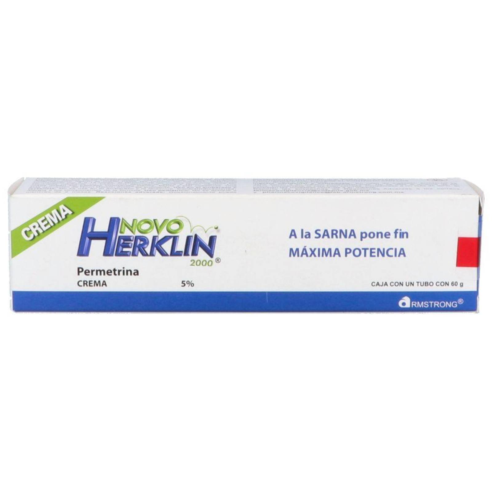 Novo Herklin 2000 Crema 5% Caja Con Tubo Con 60 g 