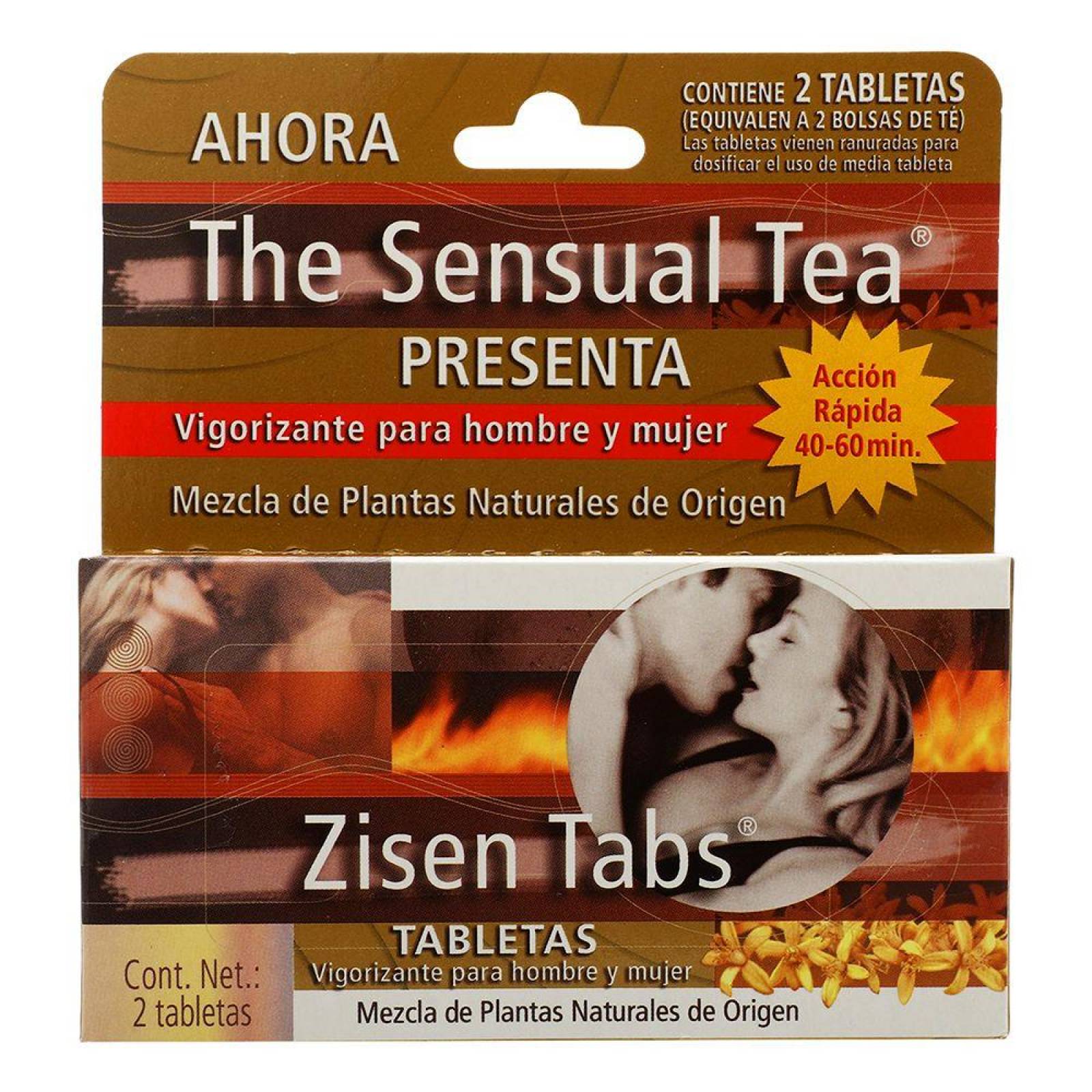 The Sensual Tea Zisen Caja Con 2 Comprimidos 