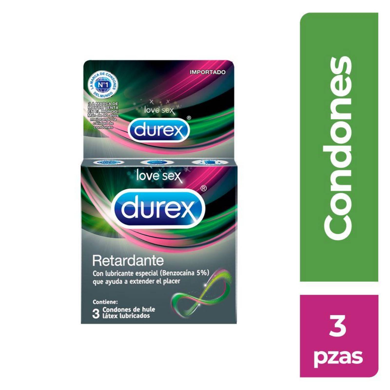 Durex Retardante 3 condones 