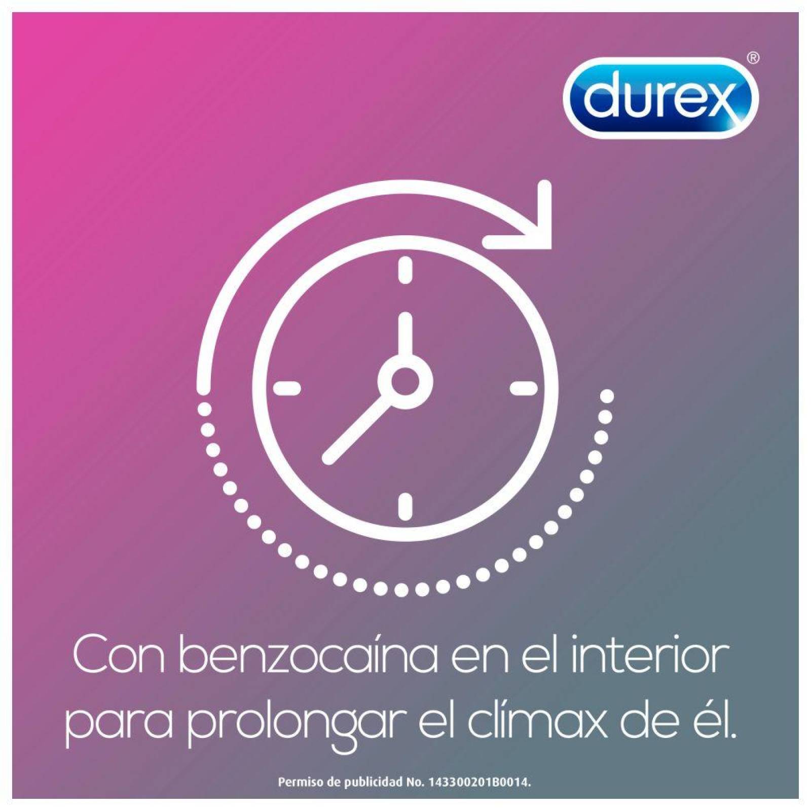 Durex Retardante 3 condones 