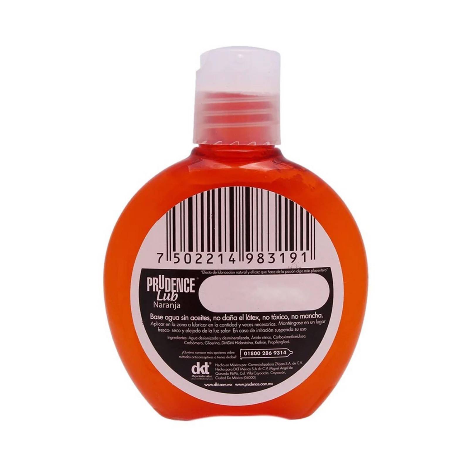 Prudence Lub Naranja Frasco Con 75 mL 