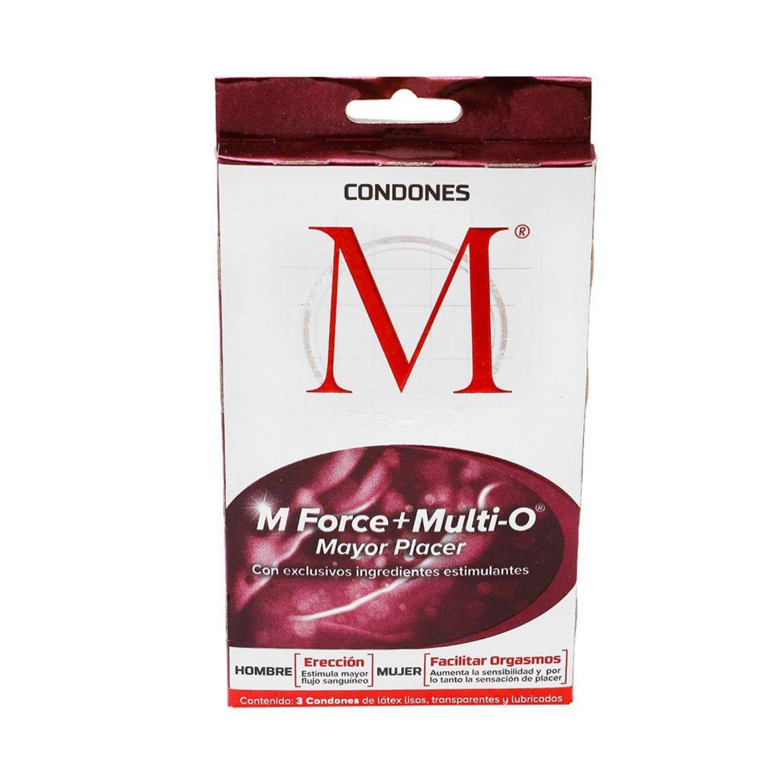 M Force + Multi O Caja Con 3 Condones 