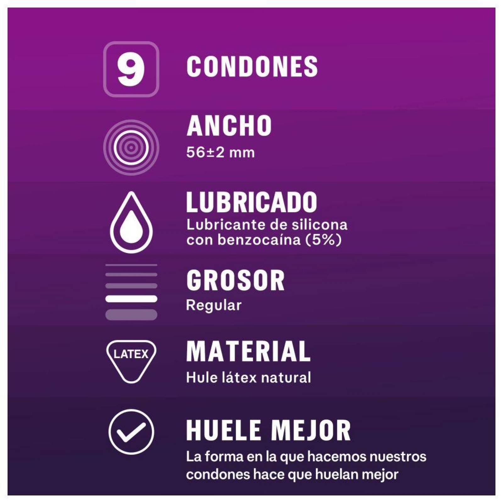 Sico Clímax Mutuo 9 Condones 