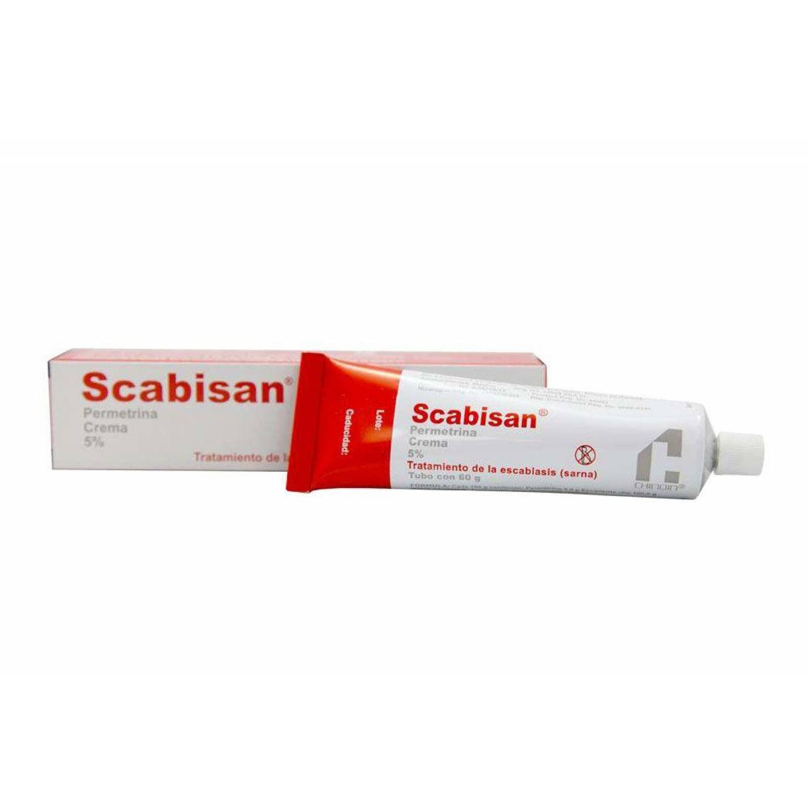 Scabisan Crema 5 % Caja Con Tubo Con 60 g 