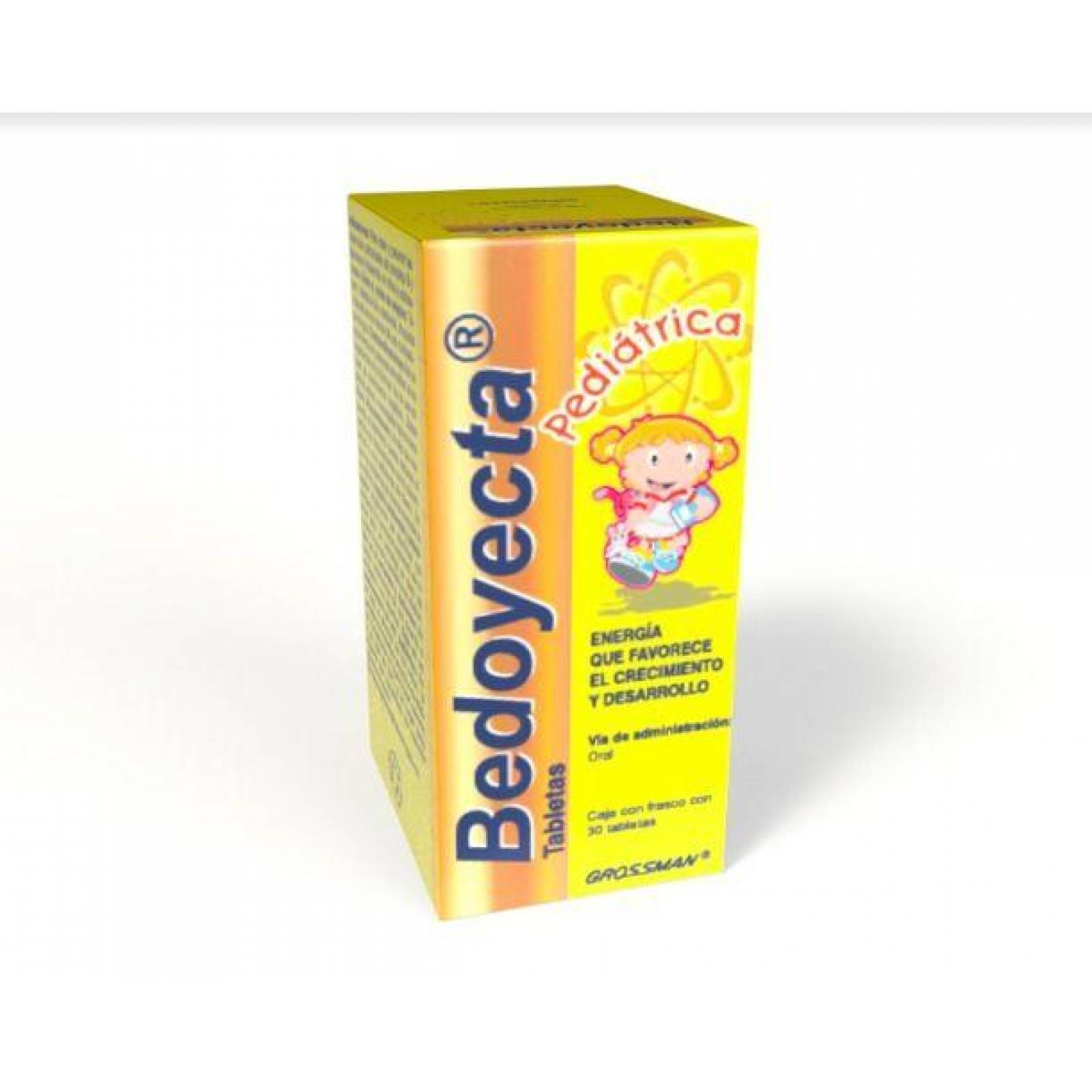 Bedoyecta Pediátrica Caja Con Frasco Con 30 Tabletas 