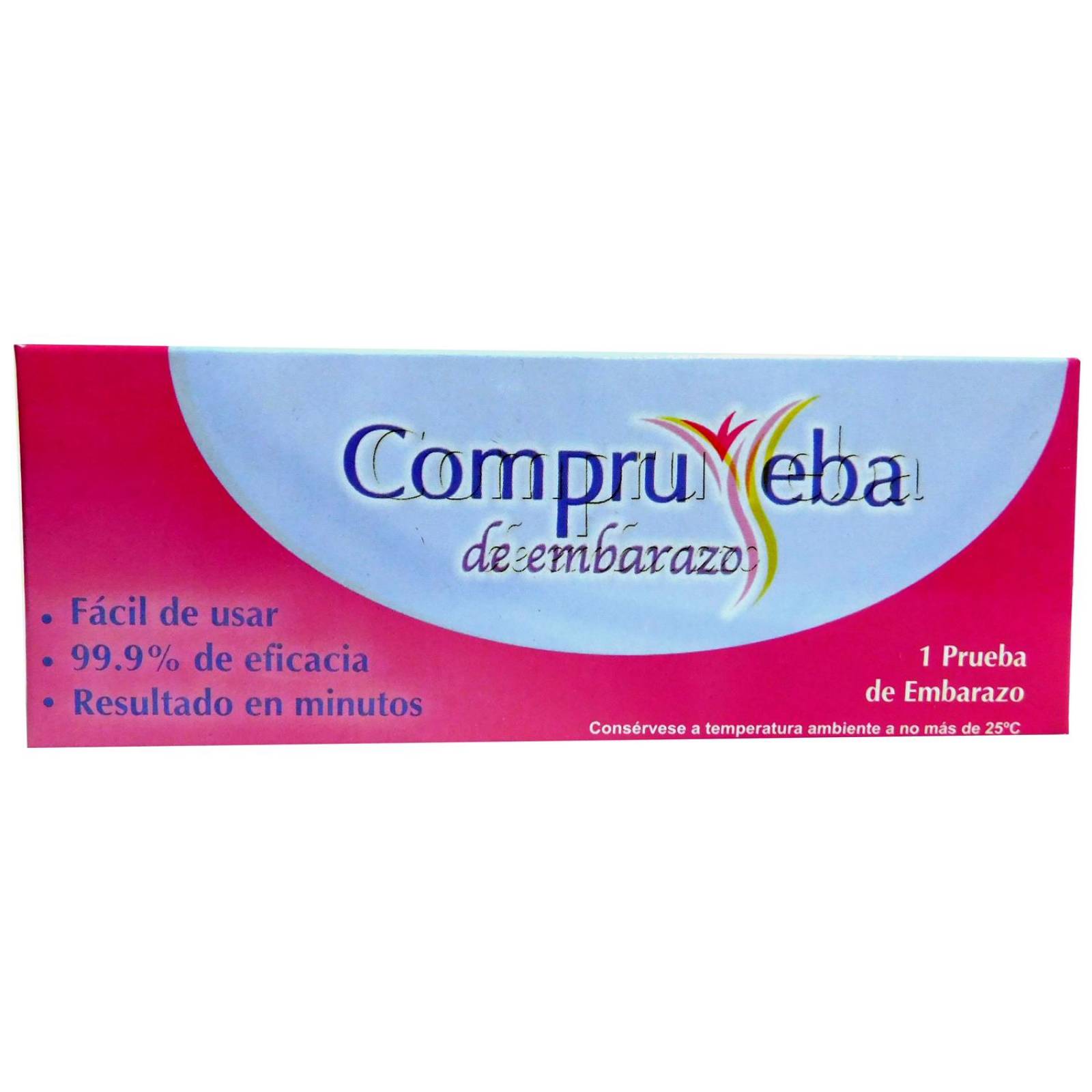 Prueba De Embarazo Comprueba Caja Con 1 Pieza 