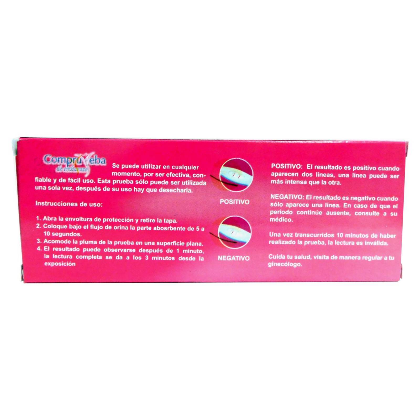 Prueba De Embarazo Comprueba Caja Con 1 Pieza 