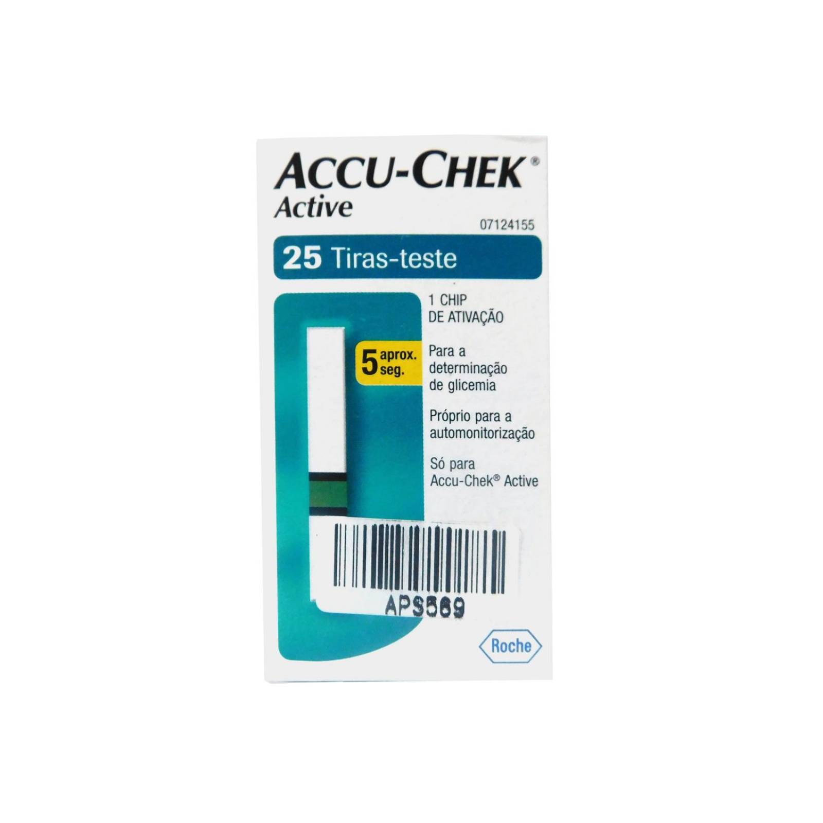 Tiras Reactivas Accu Chek Active Con 25 Piezas 