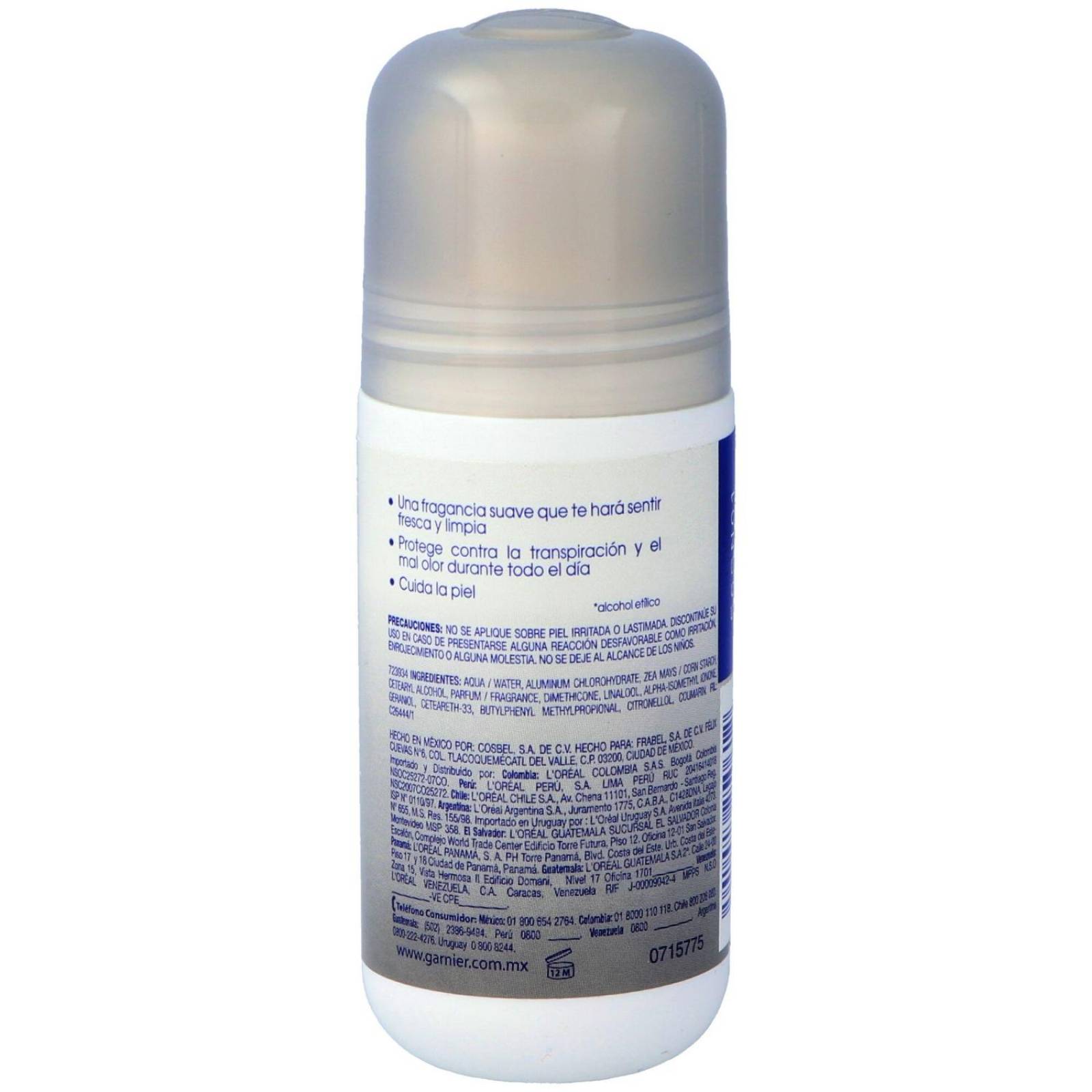 Antitranspirante En Roll-On Obao Piel Delicada Frasco Con 65 g 
