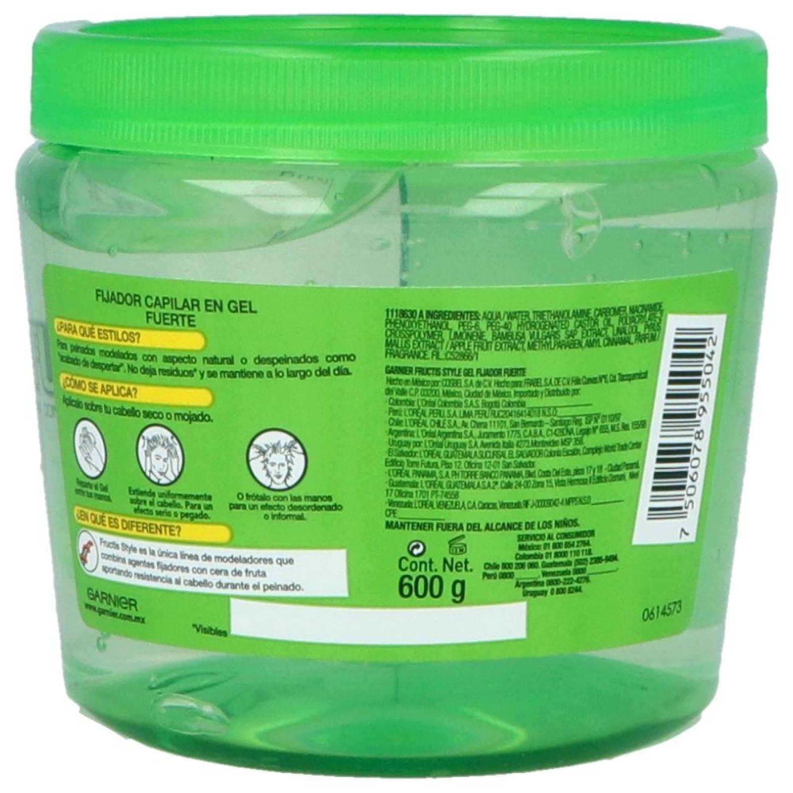 Gel Garnier Fructis Style Frasco Con 600 g 