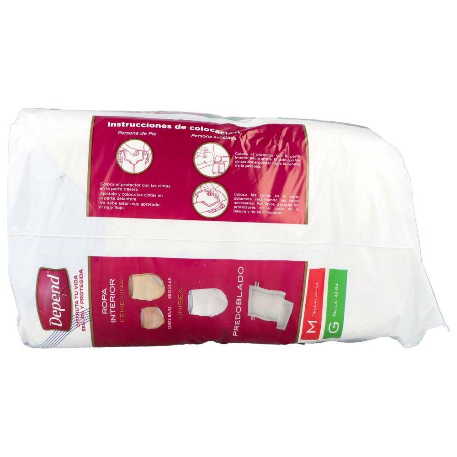 Pañal Depend Nocturno Grande 10 Pzas 