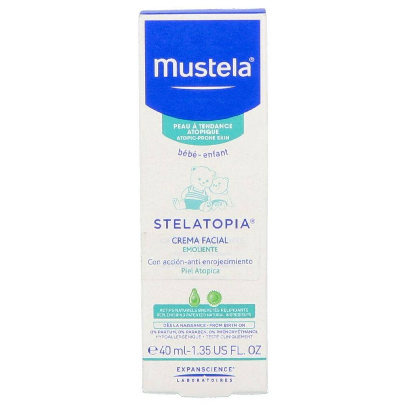 Mustela Crema Emoliente Facial Con 40 mL 