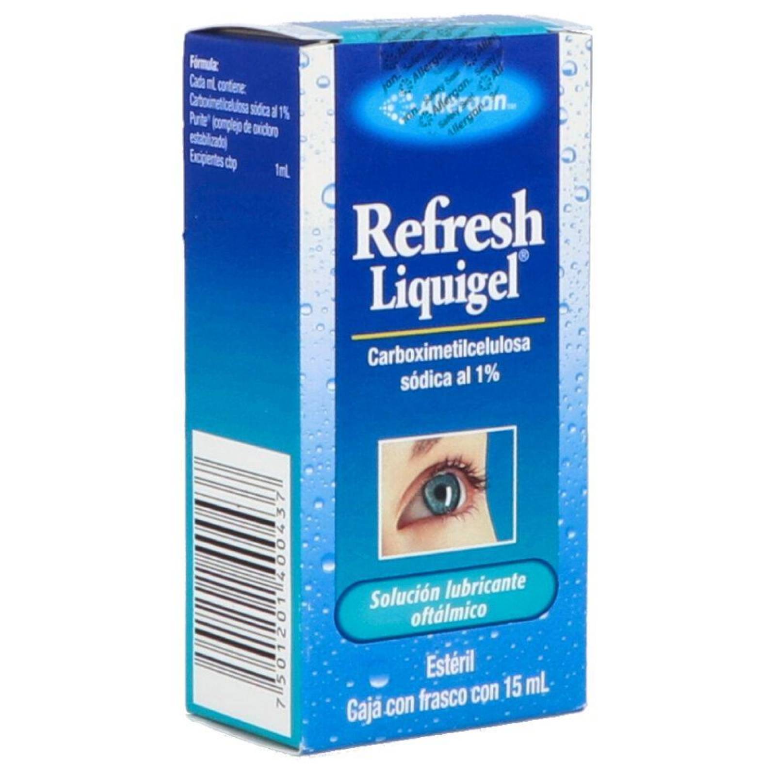 Refresh liquigel 1% Con Un frasco 15mL 
