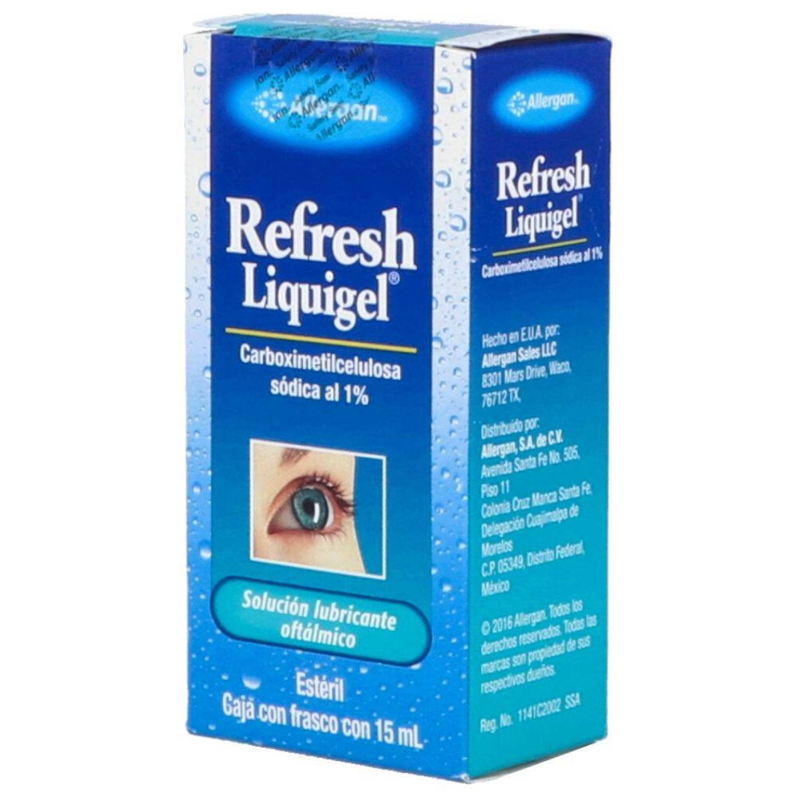 Refresh liquigel 1% Con Un frasco 15mL 