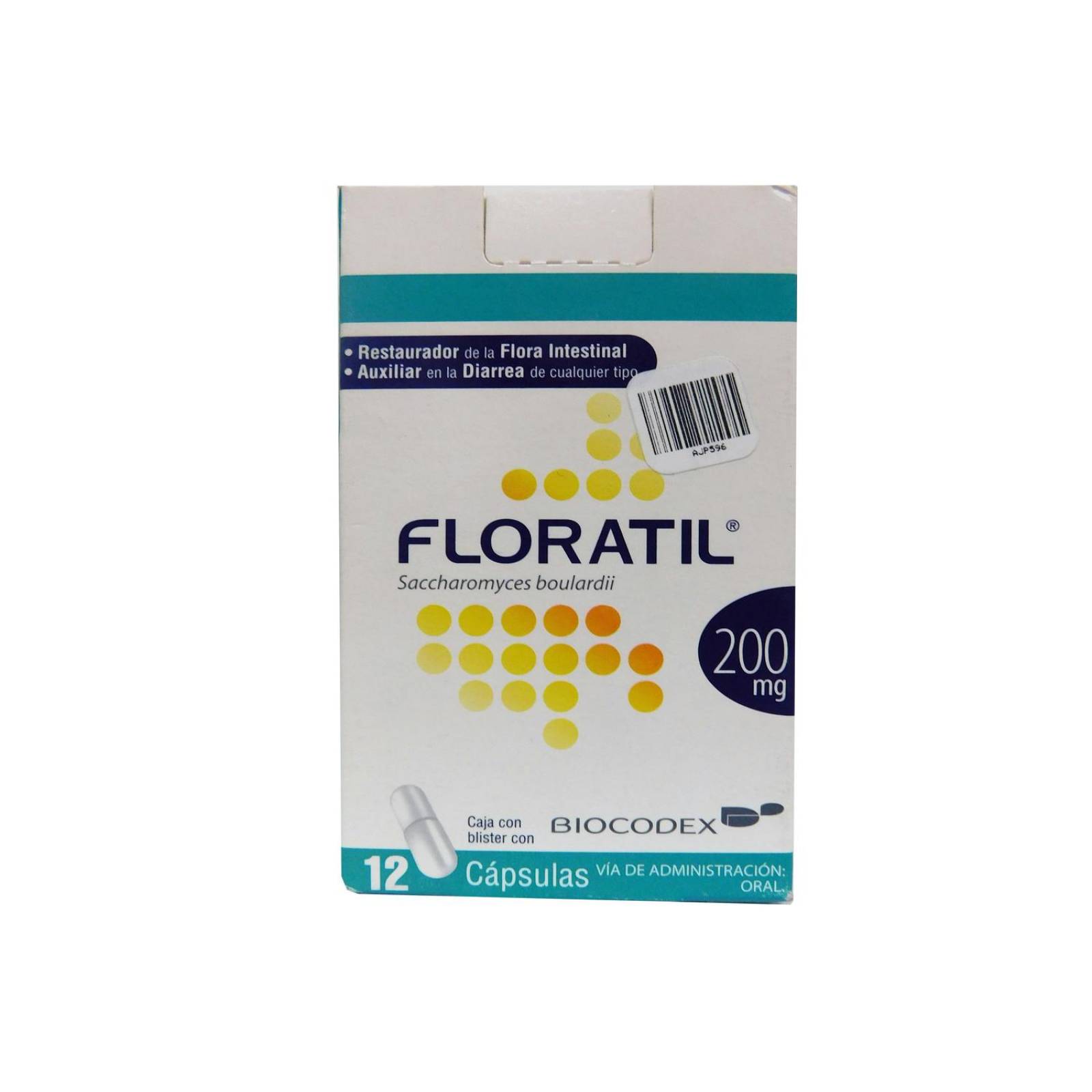 Floratil 200 mg Caja Con 12 Cápsulas 