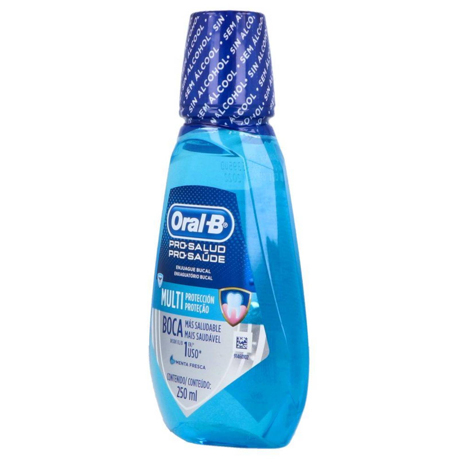 ORAL B PRO SALUD ENJUAGUE BUCAL FRASCO CON 250 ML SABOR A MENTA FRESCA 