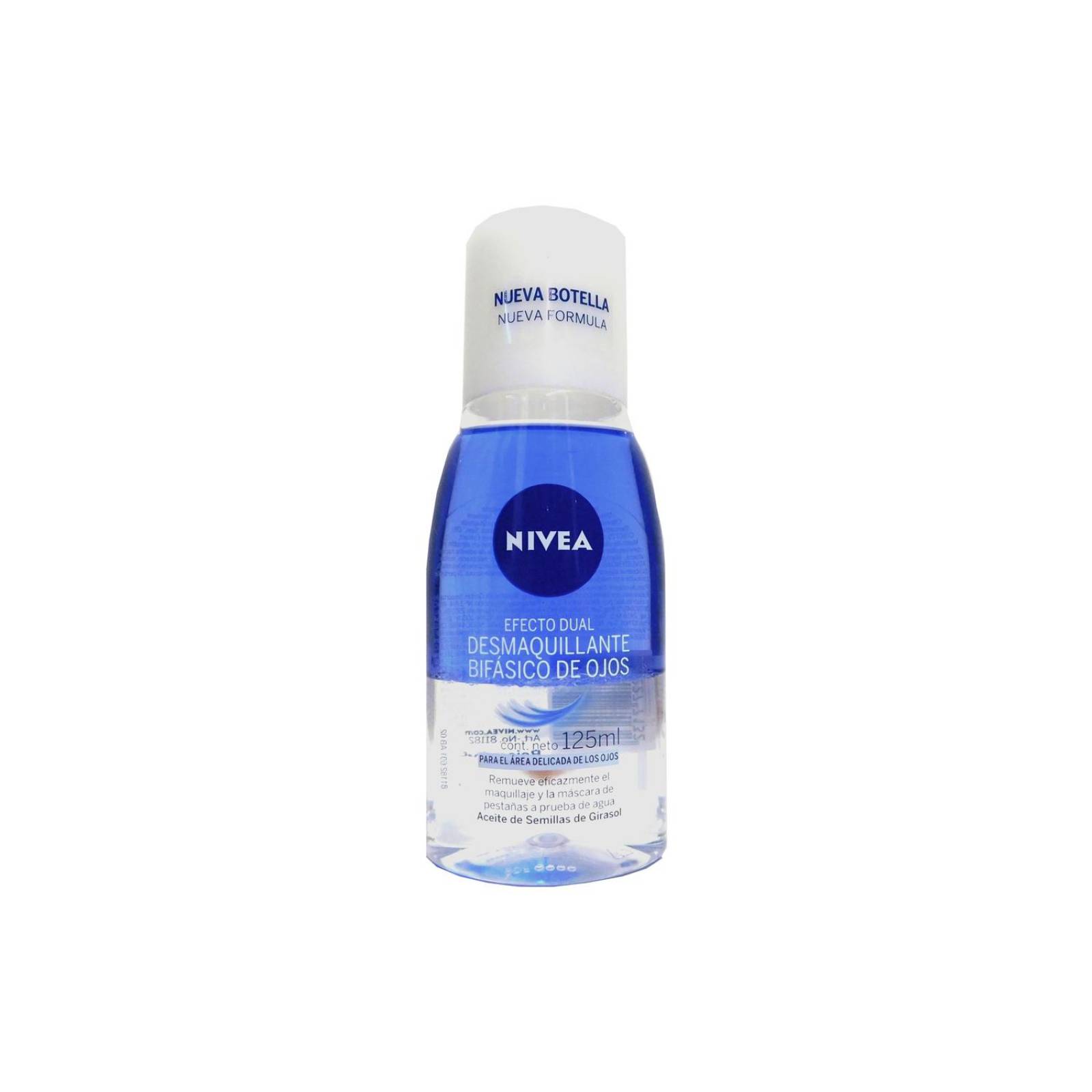 NIVEA Desmaquillante Bifásico De Ojos Botella Con 125mL 