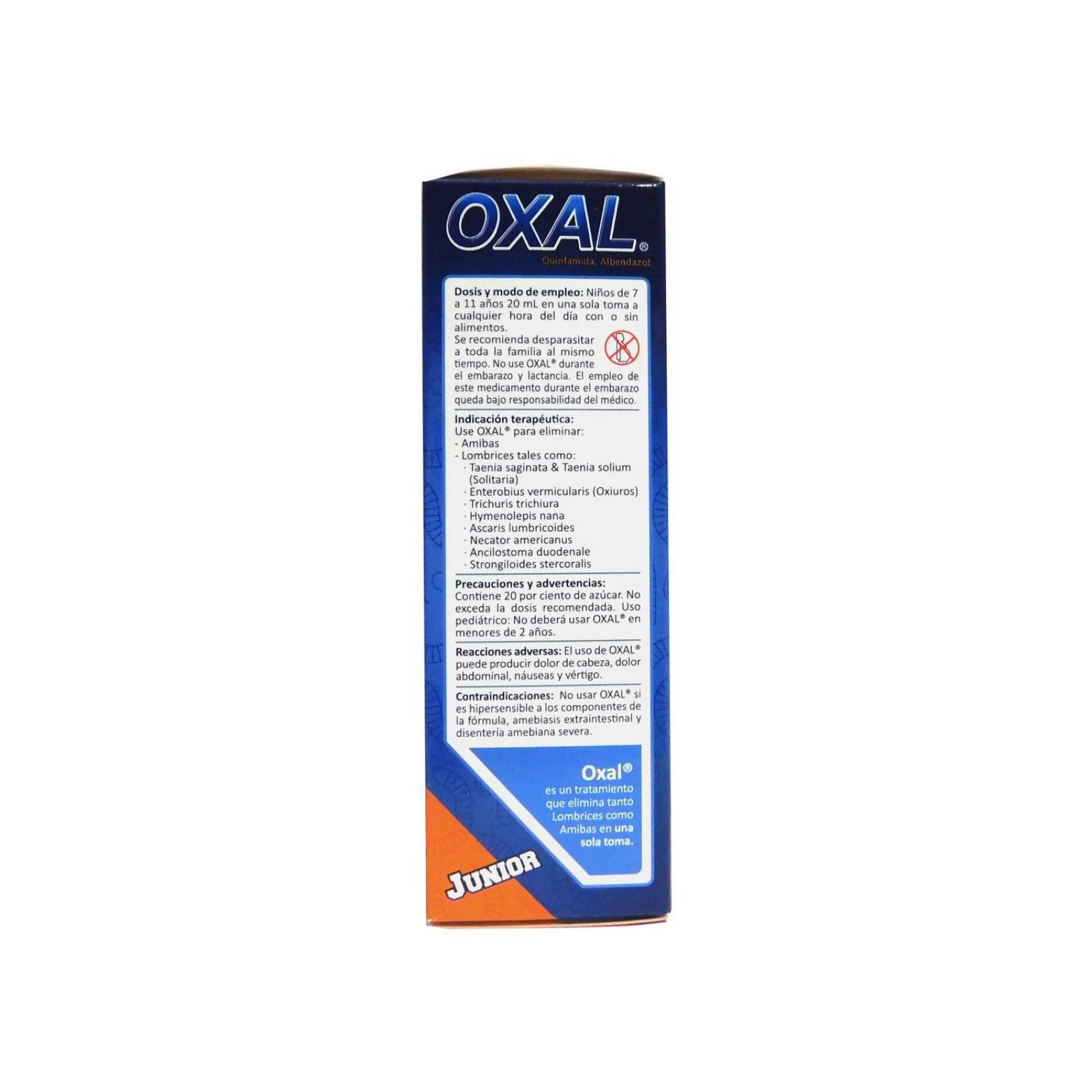 Oxal Junior 200 mg/400 mg Caja Con Frasco De 20 mL 