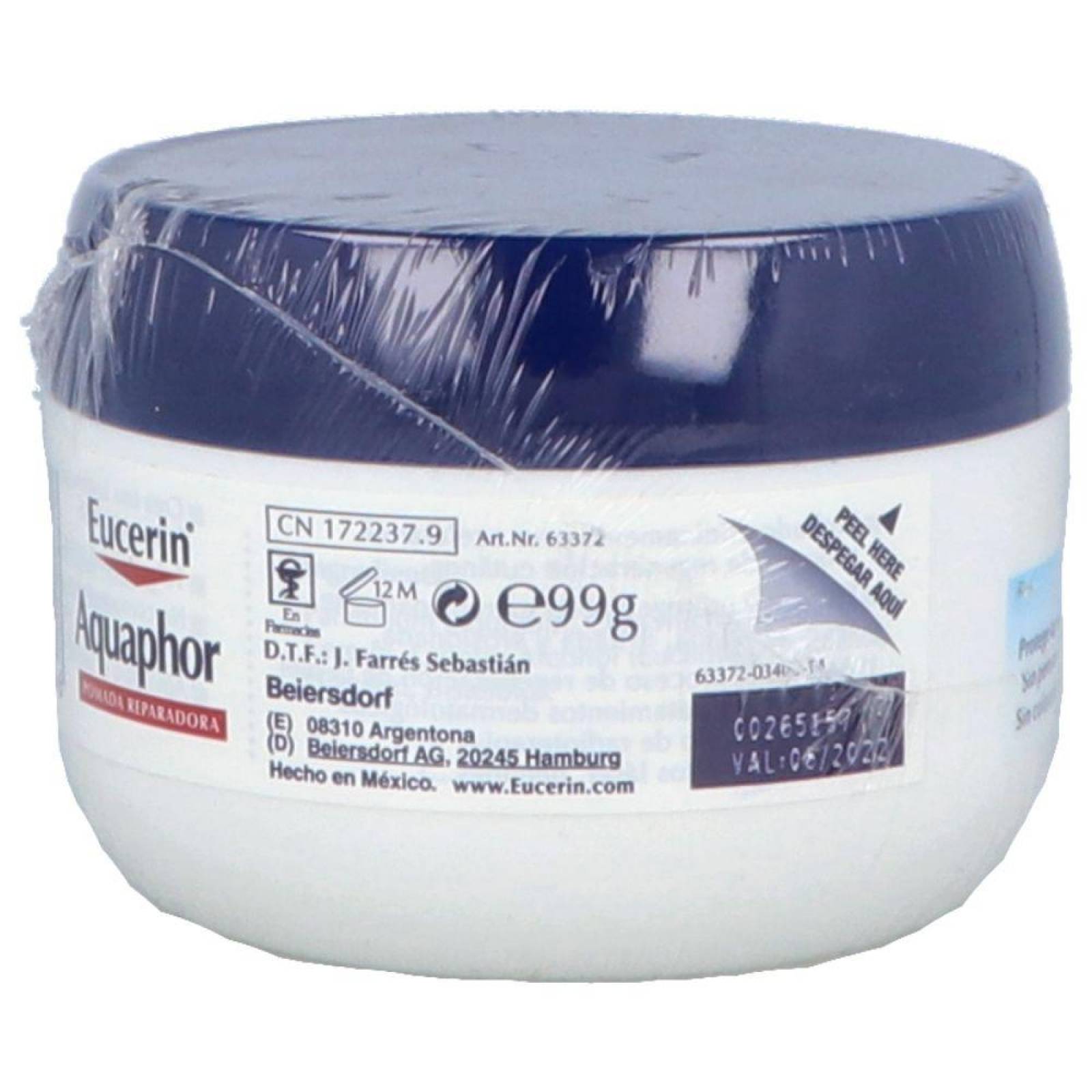 Eucerin Aquaphor Caja Con Tarro Con 99 g 