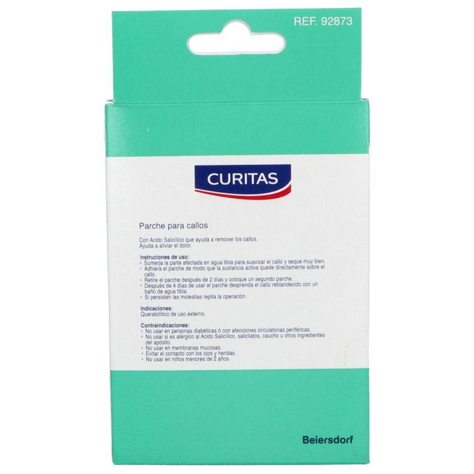 Curitas El Gallo Parche Para Callos Caja Con 100 Piezas 