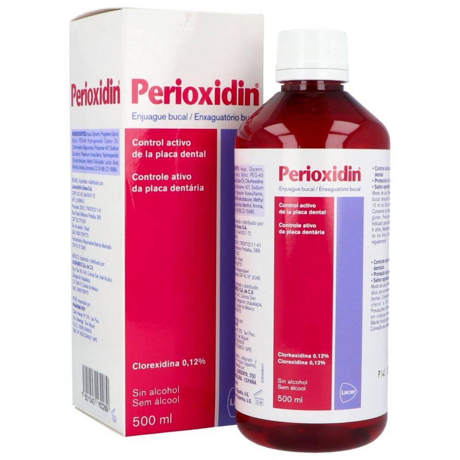 Perioxidin Caja Con Frasco Con 500 mL 
