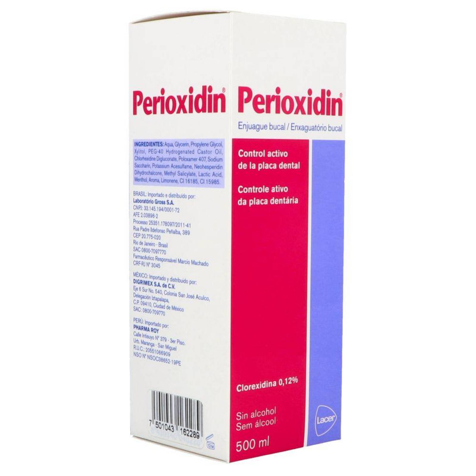 Perioxidin Caja Con Frasco Con 500 mL 