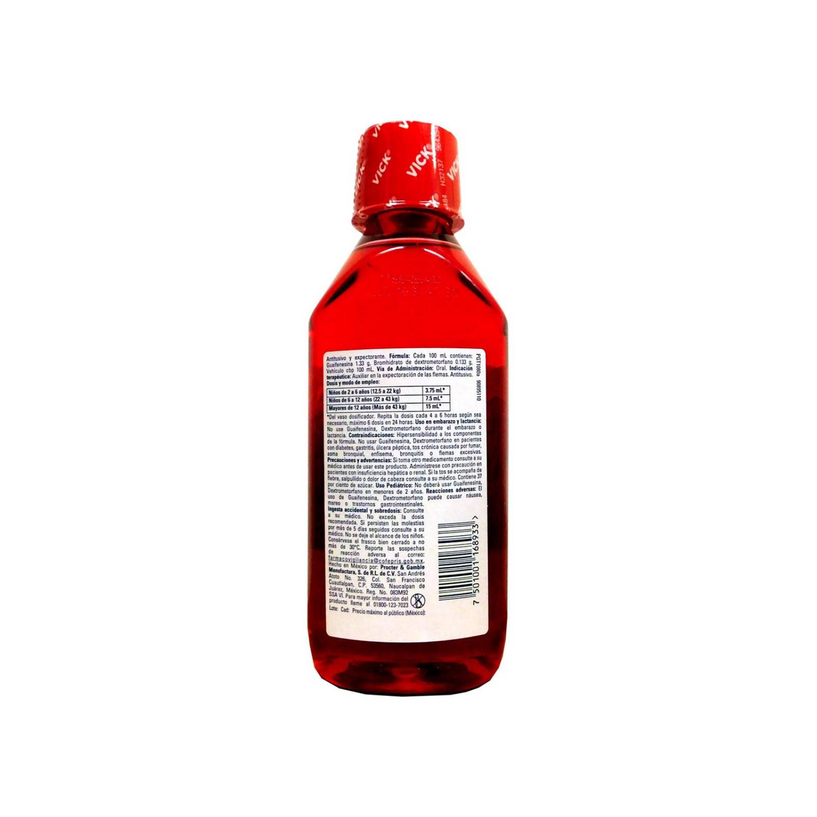 Vick 44 Jarabe para todo tipo de tos Expectorante 240 ml 