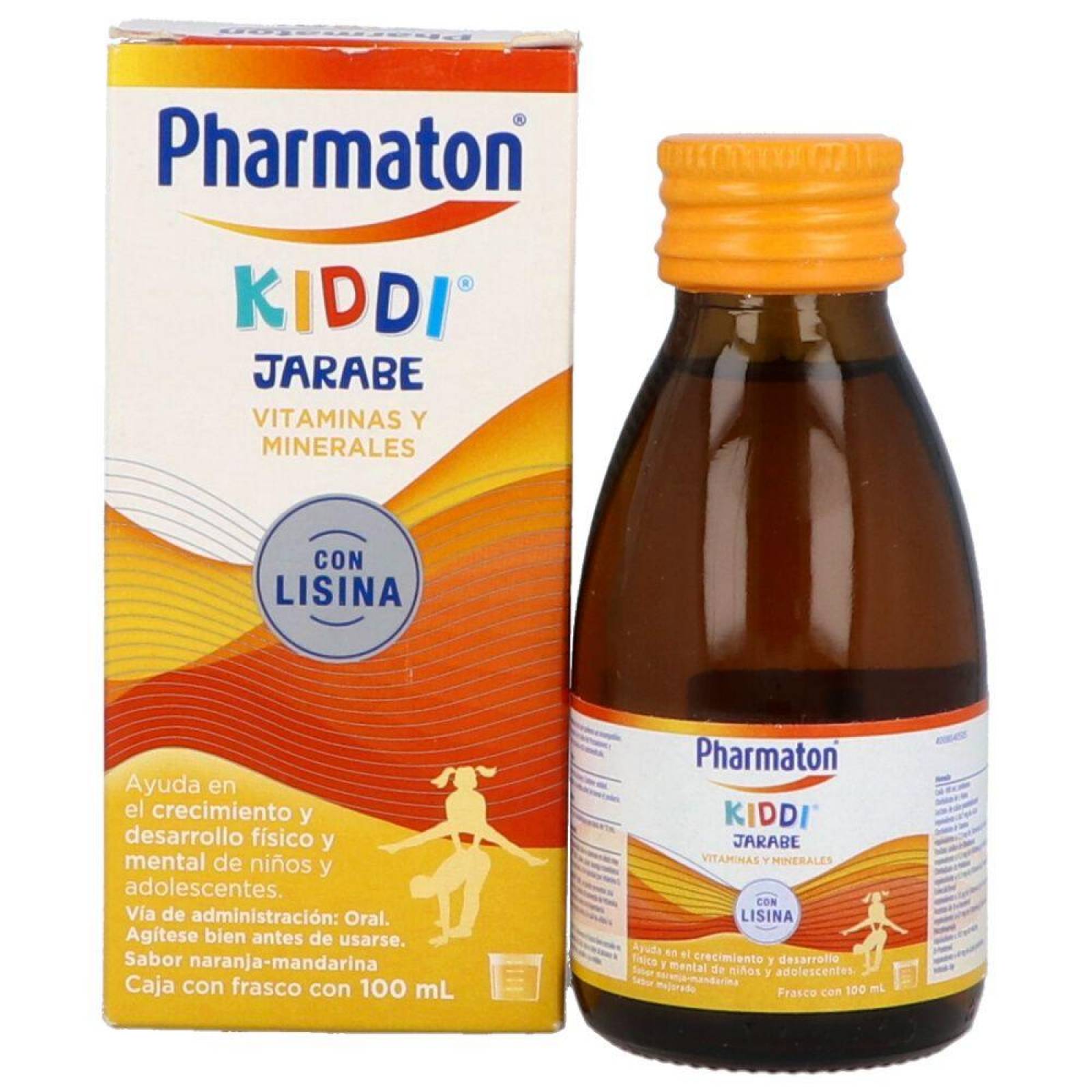 Kiddi Pharmaton Jarabe Caja Con Frasco Con 100 mL 