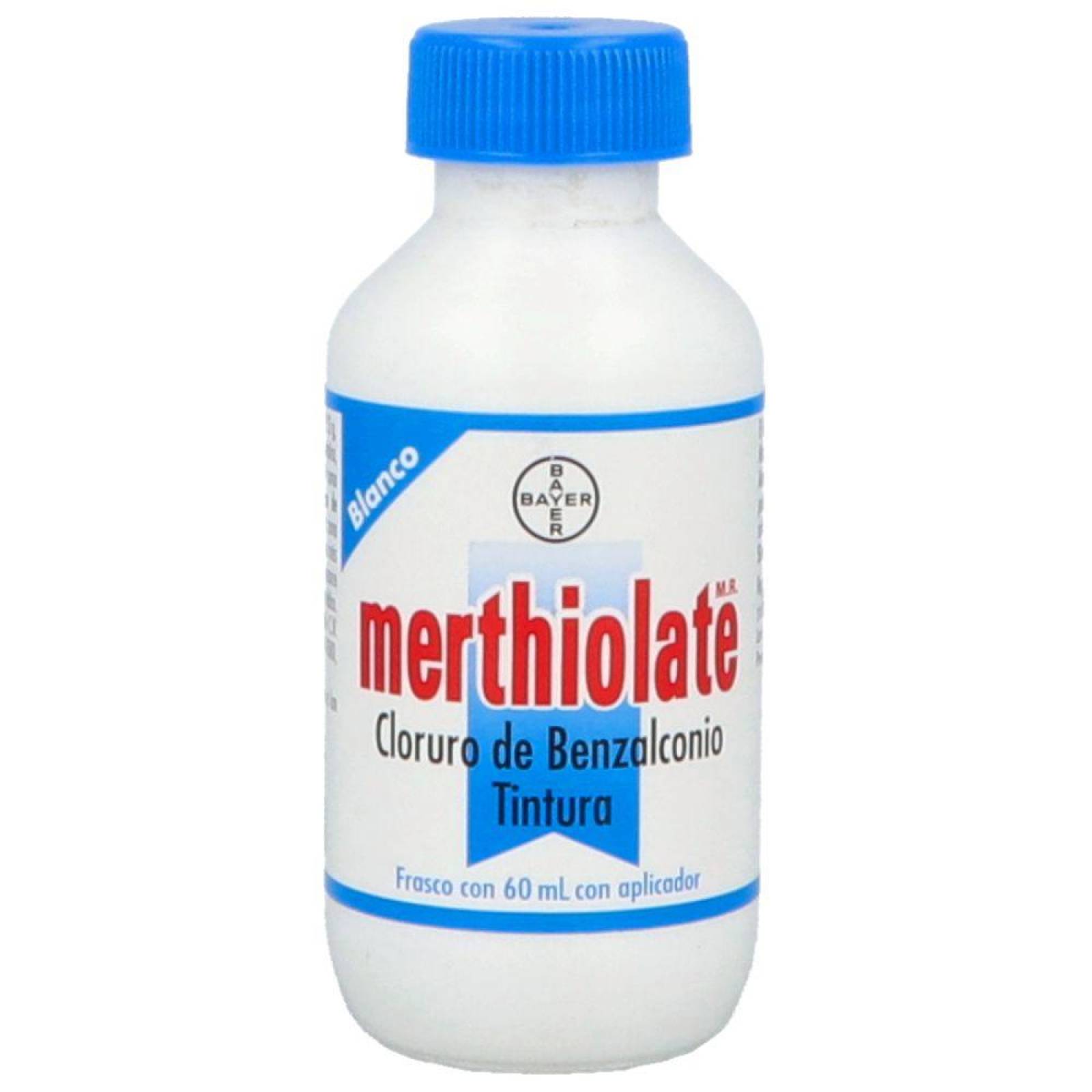 Merthiolate Blanco Frasco Con 60 mL 
