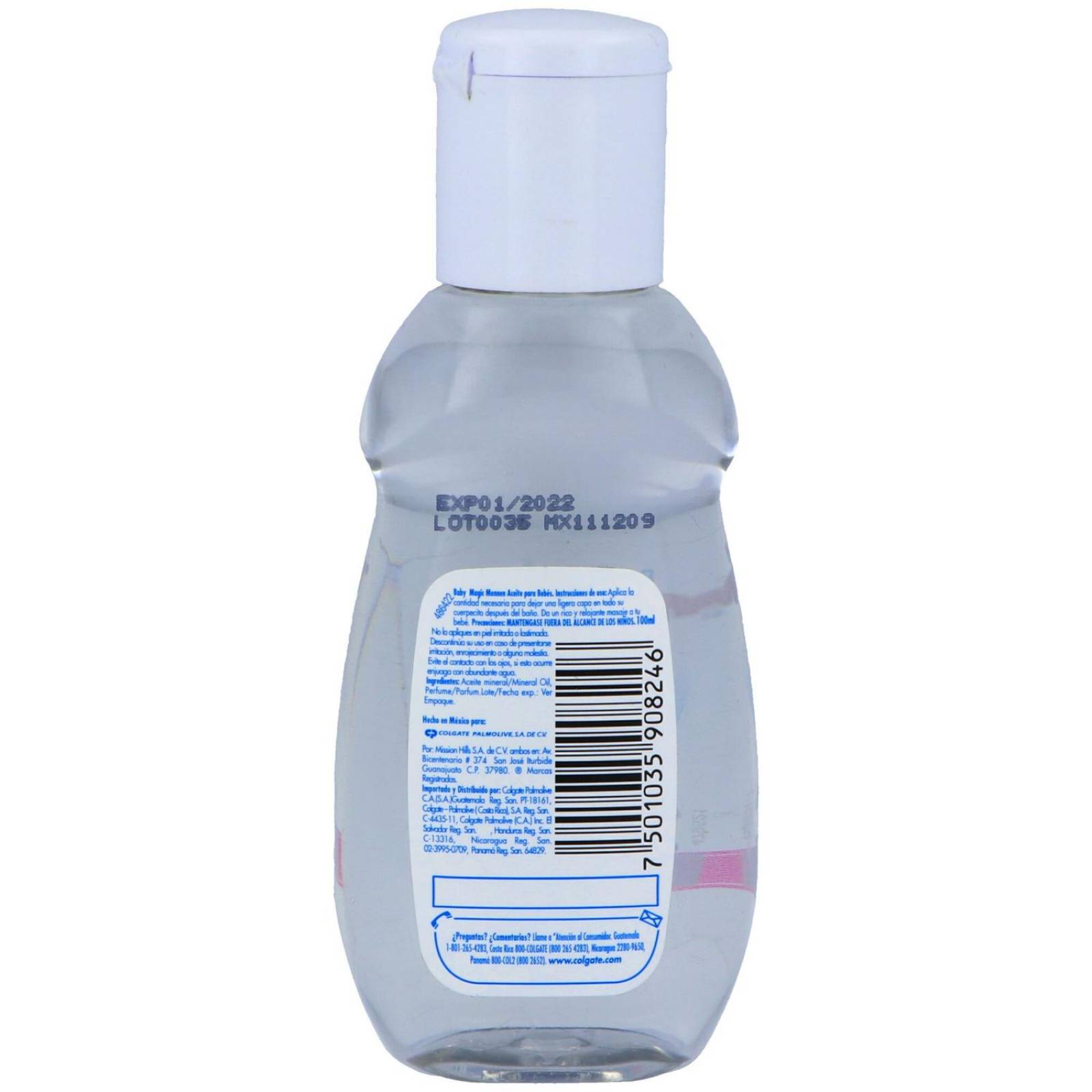 Aceite Para Bebé Baby Magic Mennen Frasco Con 100 mL 