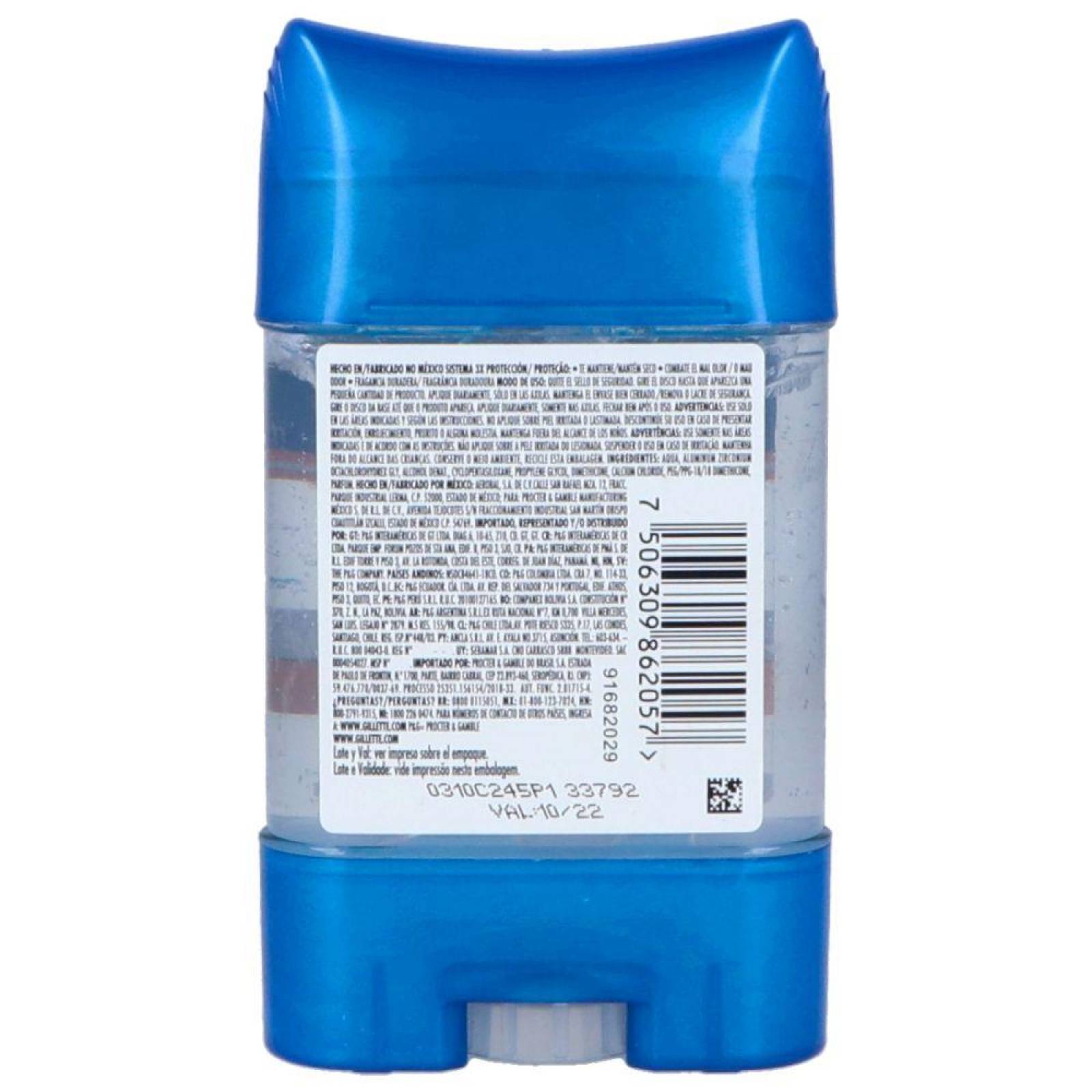 Antitranspirante Gillette Sport Triumph Gel Con Barra Con 82 g 