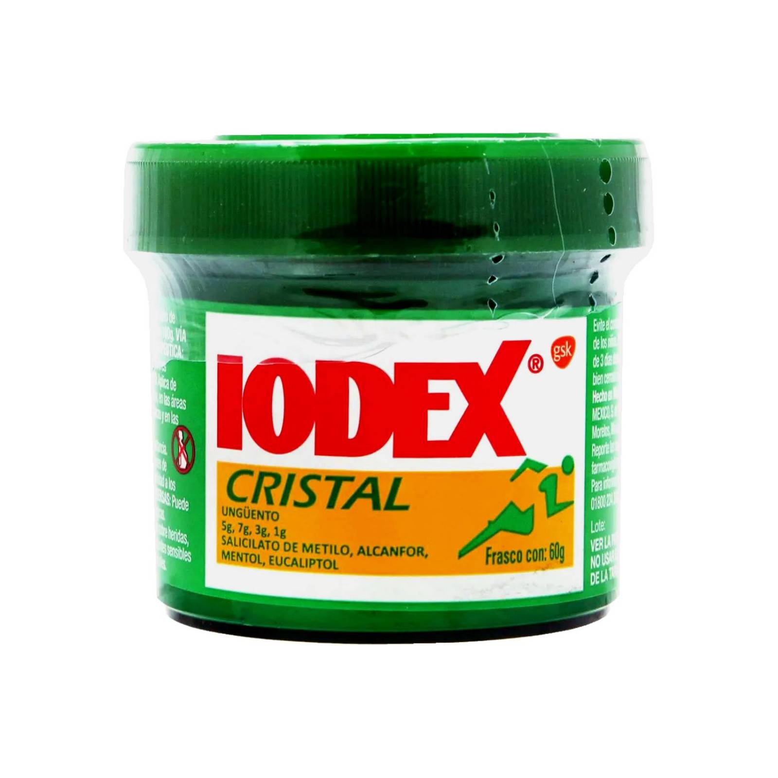 Iodex Cristal Ungüento Tarro Con 60 g 