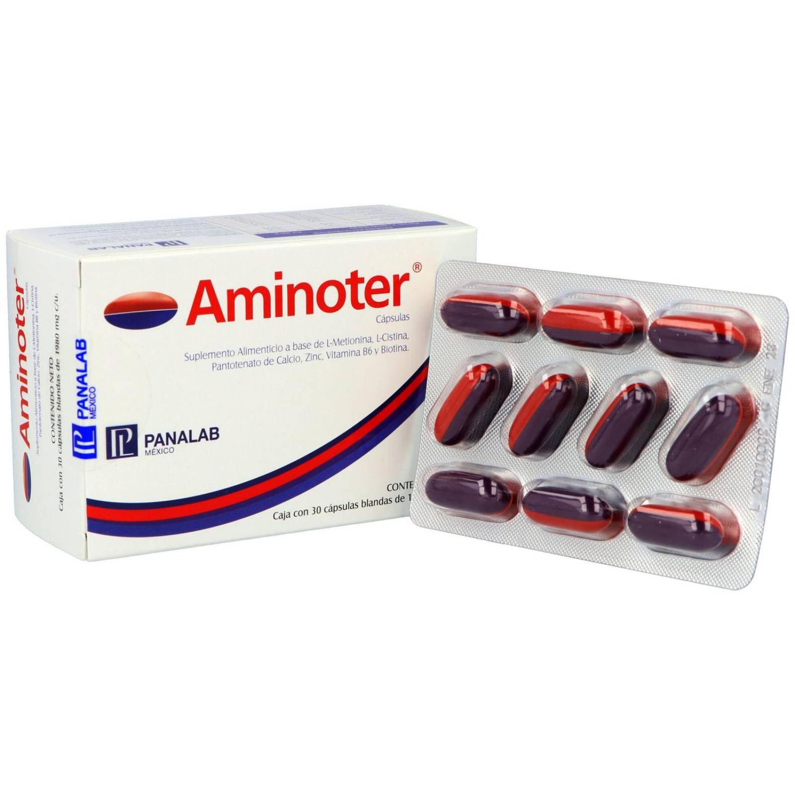 Aminoter Caja Con 30 Cápsulas. 