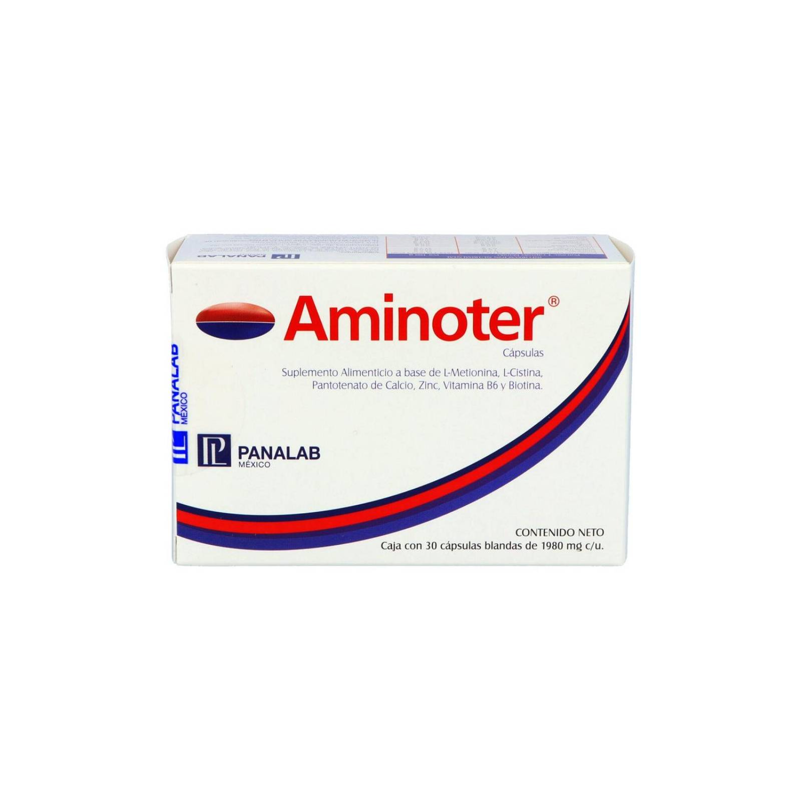 Aminoter Caja Con 30 Cápsulas. 