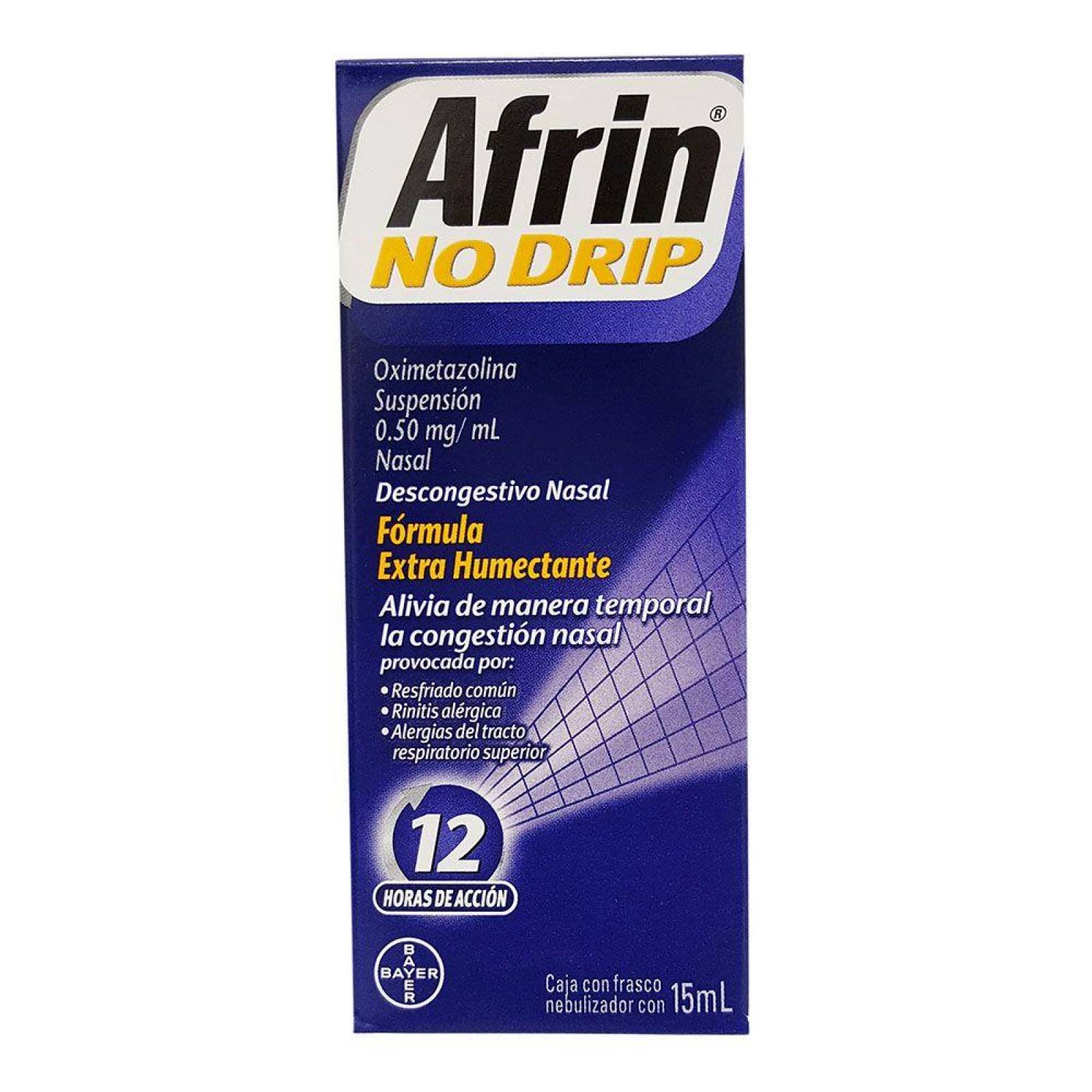 Afrin No Drip Caja Con Frasco De 15 mL 